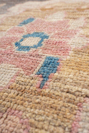 Antique Oushak Rug with Vibrant Palette