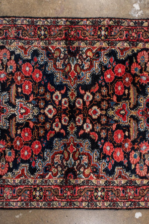 Antique Malayer Runner with Vibrant Colors