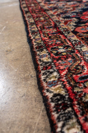 Antique Malayer Runner with Vibrant Colors